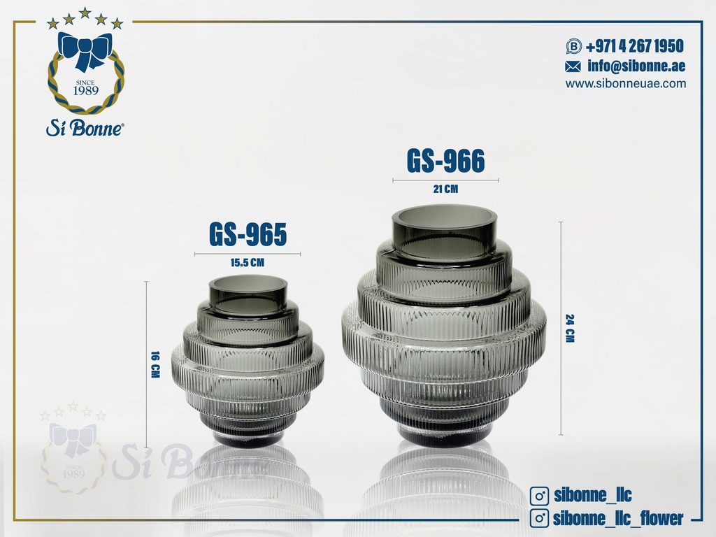 Glass Vase GS-966