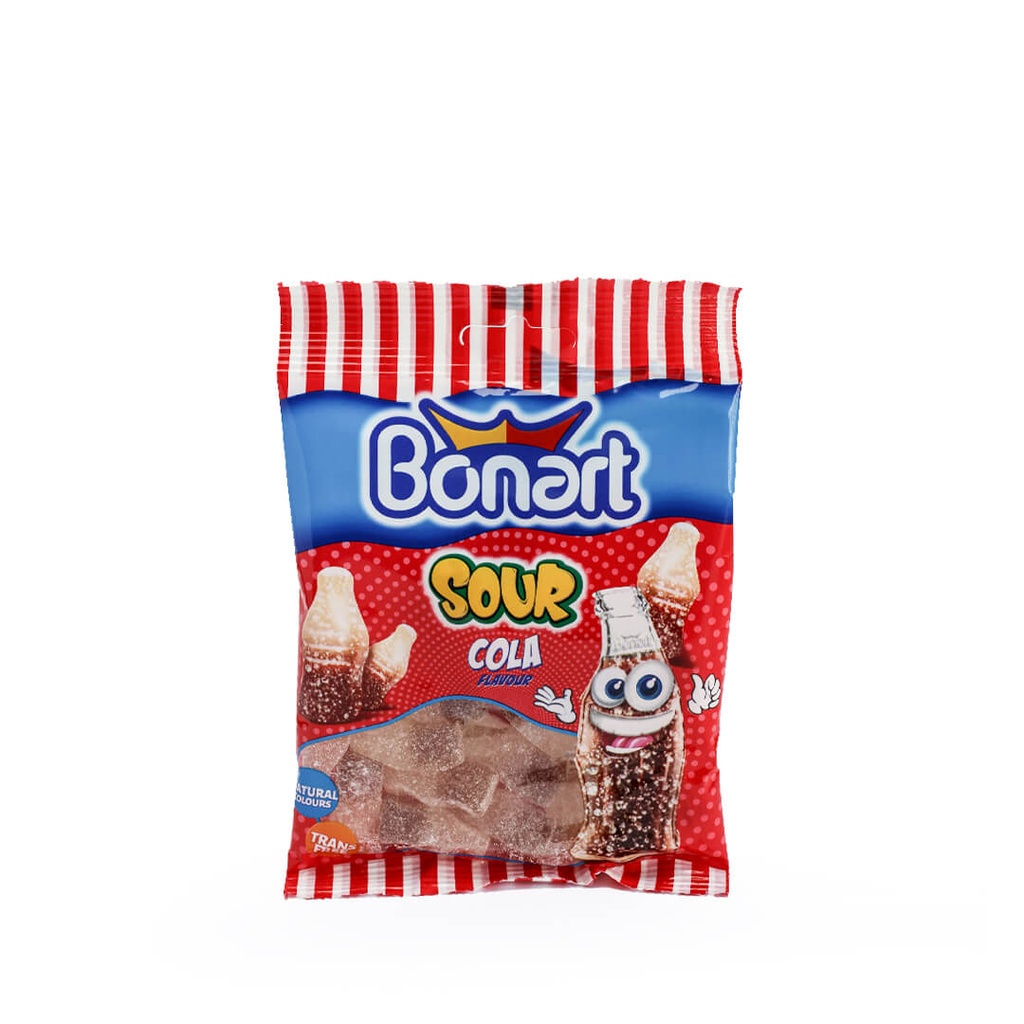 Bonart Gummy Sour Cola Jelly Candy PL Bag - 80g