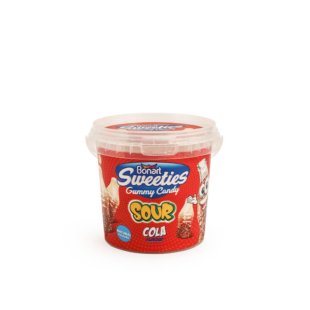 Bonart Sweeties Gummy Sour Cola PL-IML Bowl - 160g