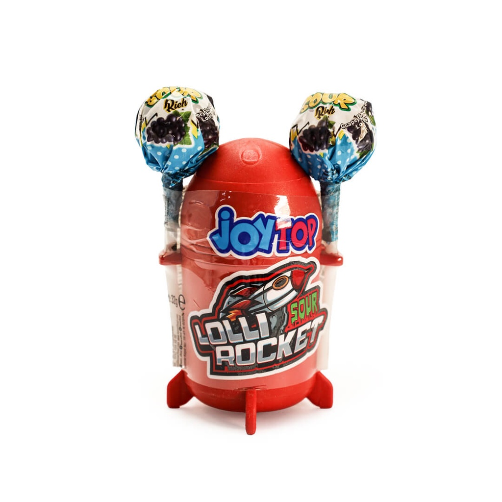 Joytop Lollirocket Sour Lollipop and Sour Powder - 32g