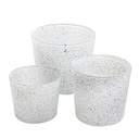 Conner granite grey outside painted  D14,5 H12,5