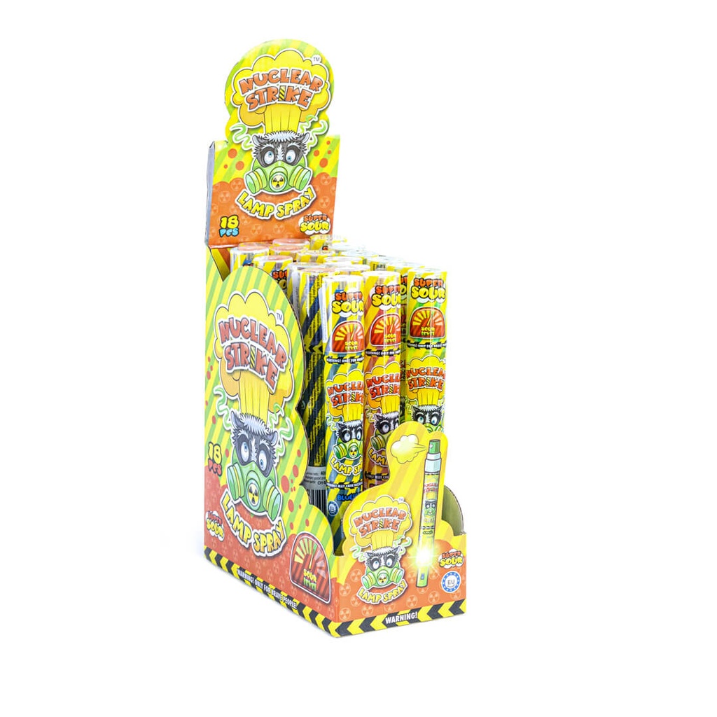 NUCLEAR STRIKE LAMP SPRAY- KWAŚNY CUKIEREK W SPRAYU 40ml 18szt/8dis