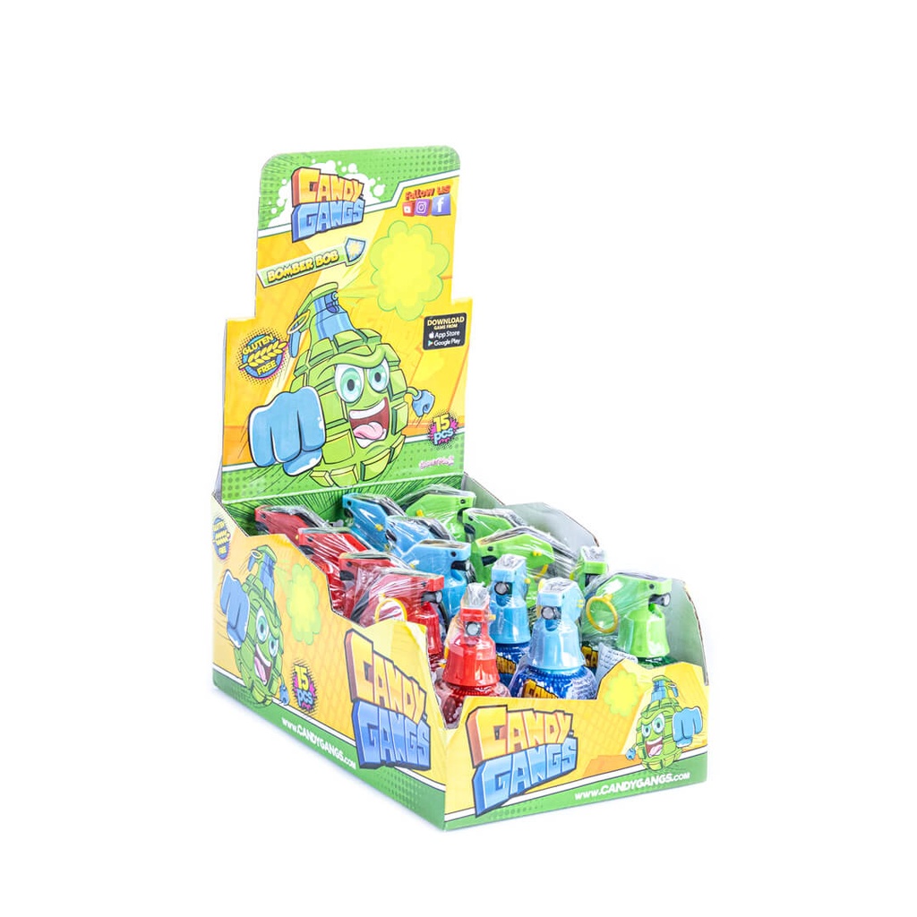CANDY GANGS BOMBER BOB - CUKIEREK W SPRAYU GRANAT 60ML 15szt/12disp