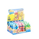 CANDY GANGS BOTTLE BETTY - BUTELECZKA Z LIZAKIEM. CUKIERKAMI I FASOLKAMI 25G 24szt/8disp