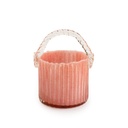 Basket Glass Vase - GS-1190