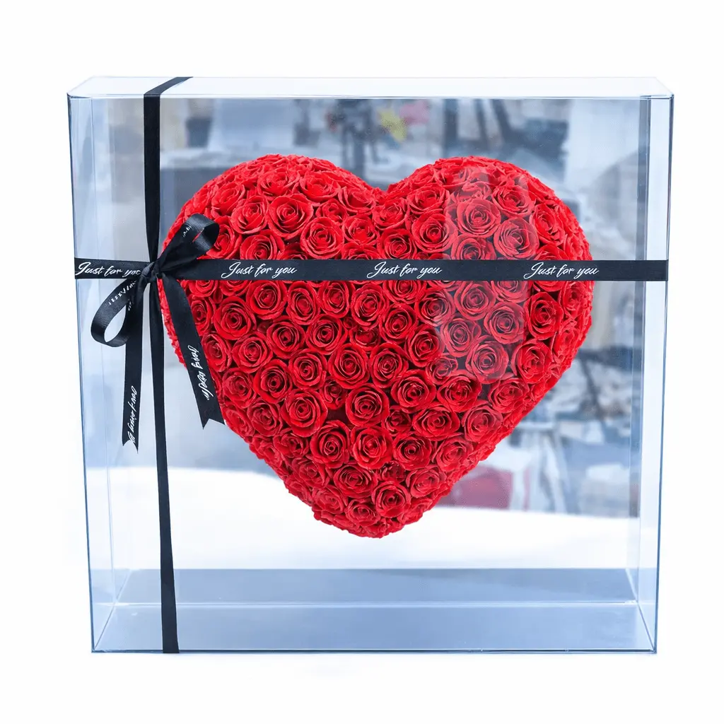 Preserve Flower Mega Heart Box Decoration FLW-402