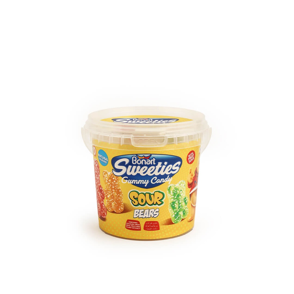 Bonart Sweeties Gummy Sour Bear PL-IML Bowl - 160g