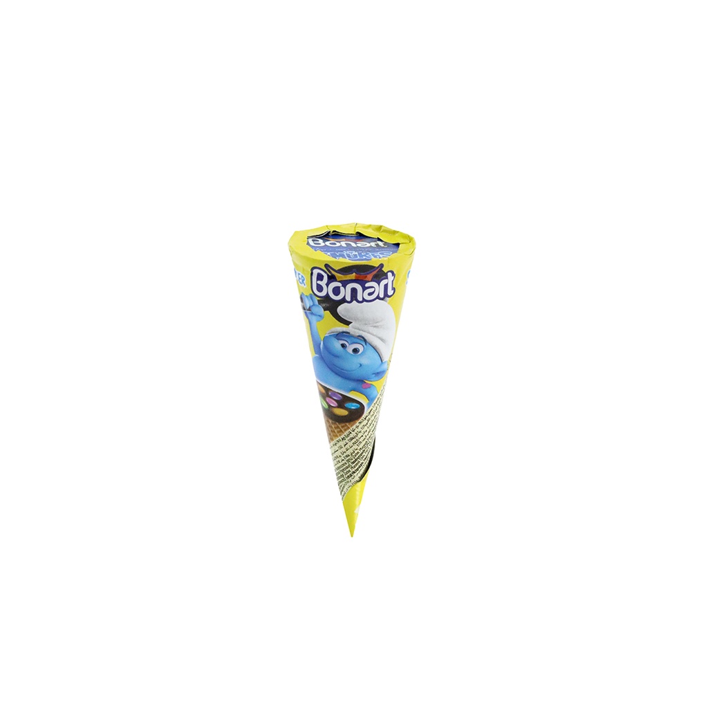 Bonart Smurfs Cornet Wafer with Cocoa Cream - 25g