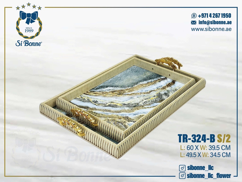 Wooden Tray TR-324