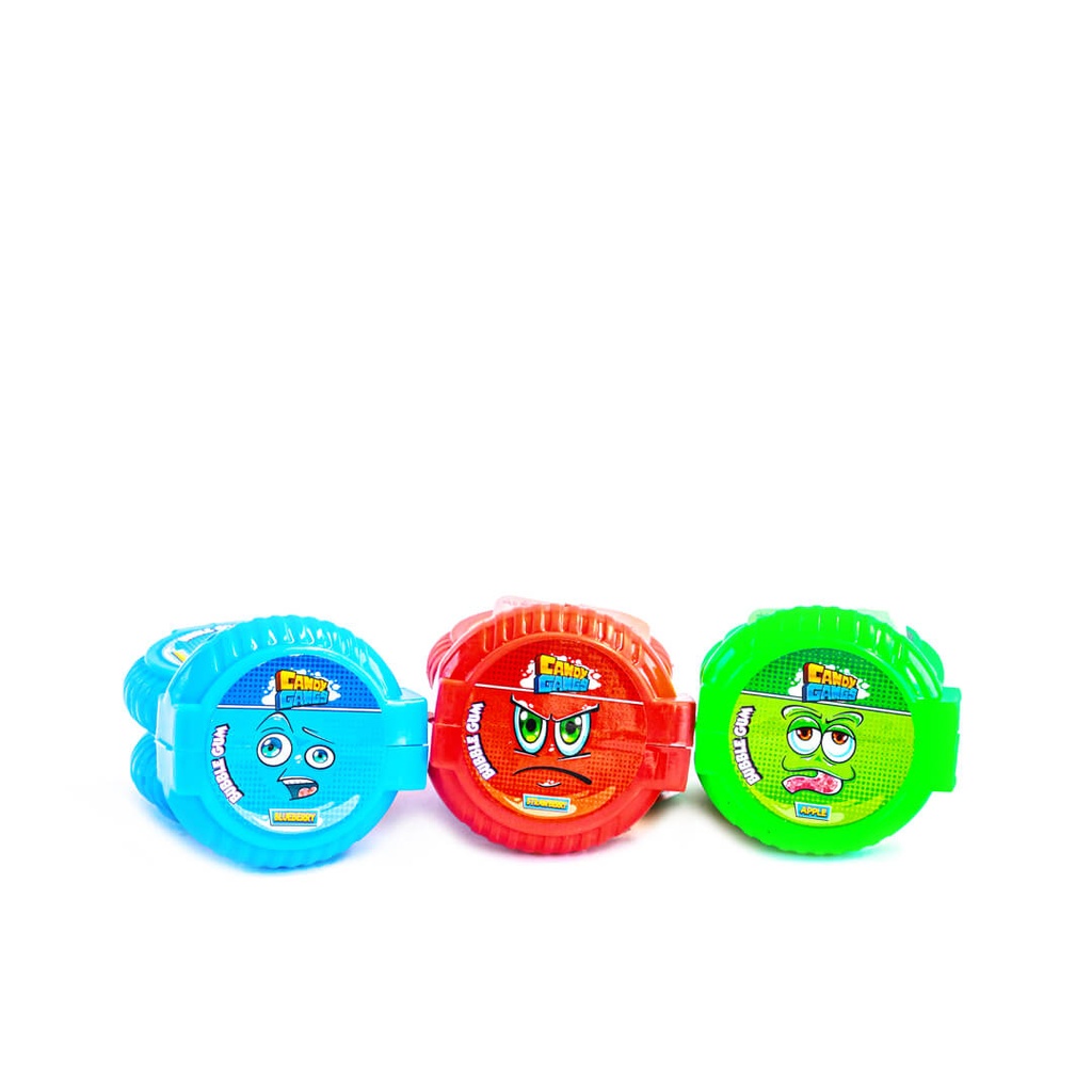 CANDY GANGS POWER ROLL GUM - METROWA GUMA DO ŻUCIA 12G 24szt/24disp