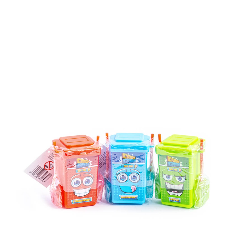 CANDY GANGS BIN JIM - LIZAKI DO MACZANIA W ORANŻADCE 40G 12szt/12disp