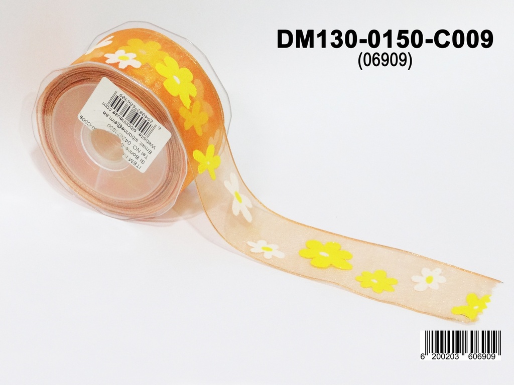 Ribbon/ DM130-0150-C009- 8yd 06909