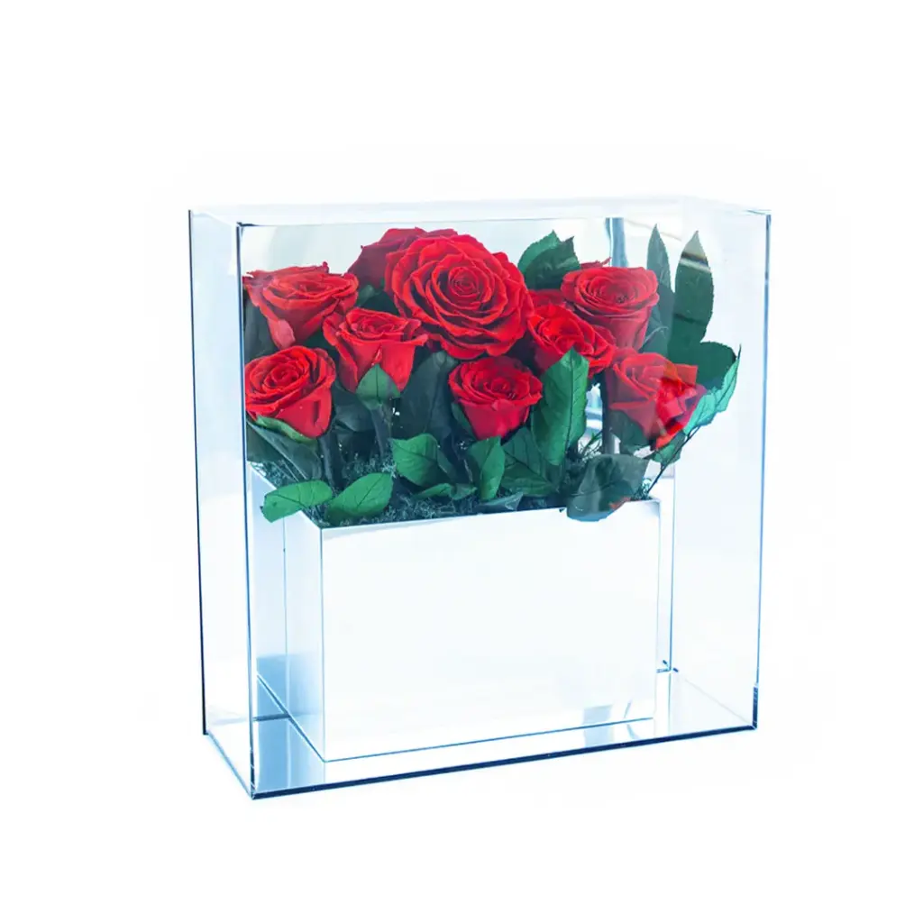 Preserve Flower Mirror Decoration FLW-398
