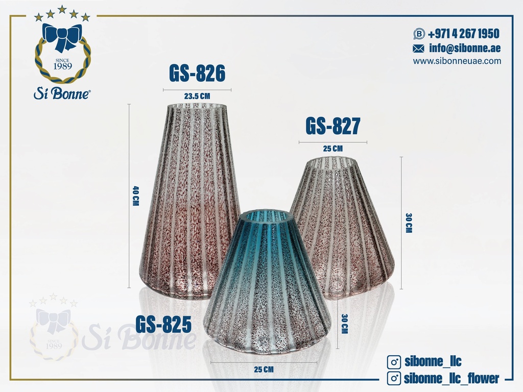 Glass Vase GS-827