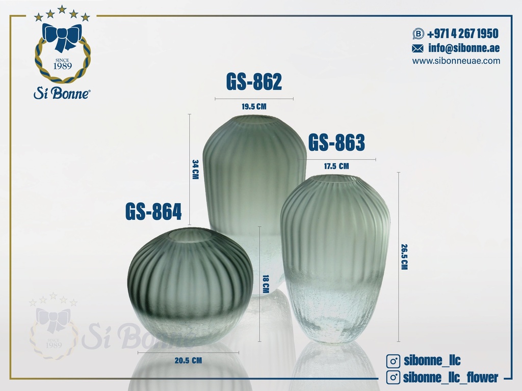 Glass Vase GS-862