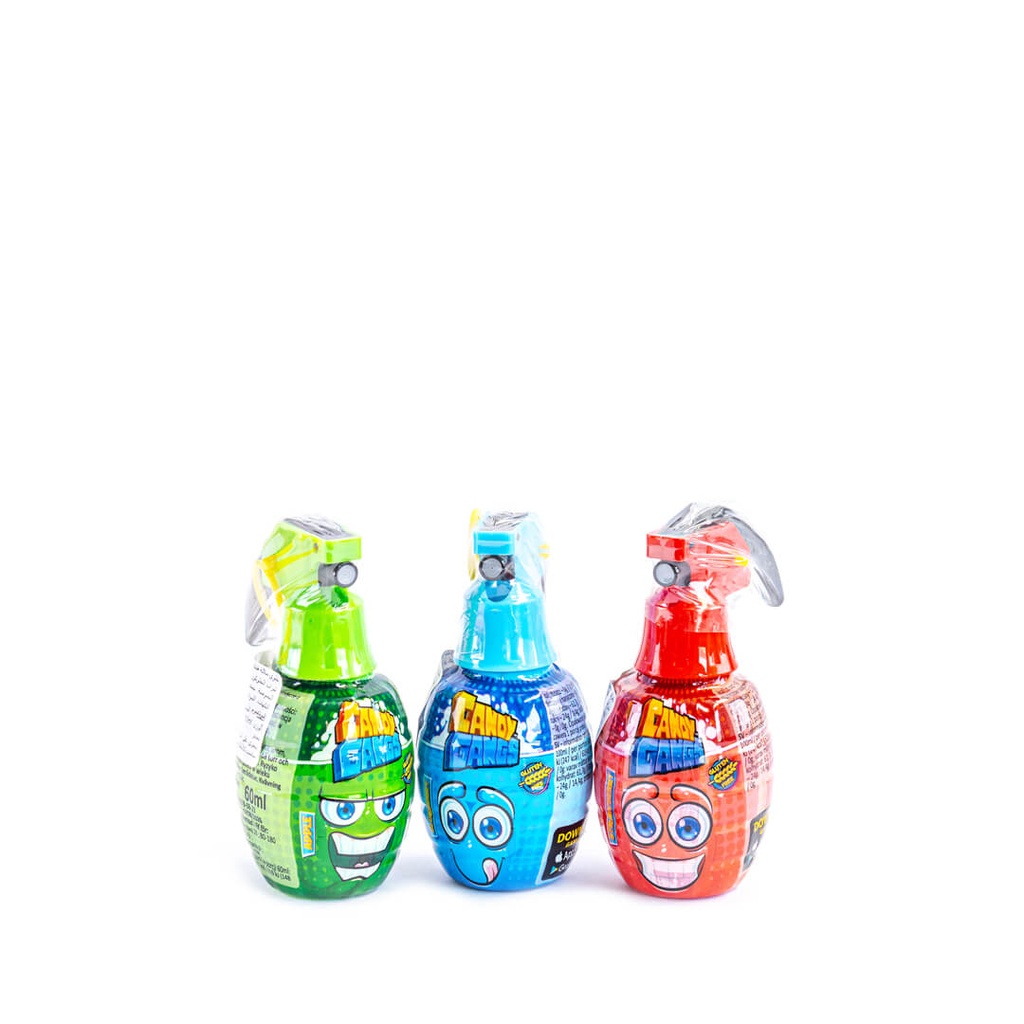 CANDY GANGS BOMBER BOB - CUKIEREK W SPRAYU GRANAT 60ML 15szt/12disp