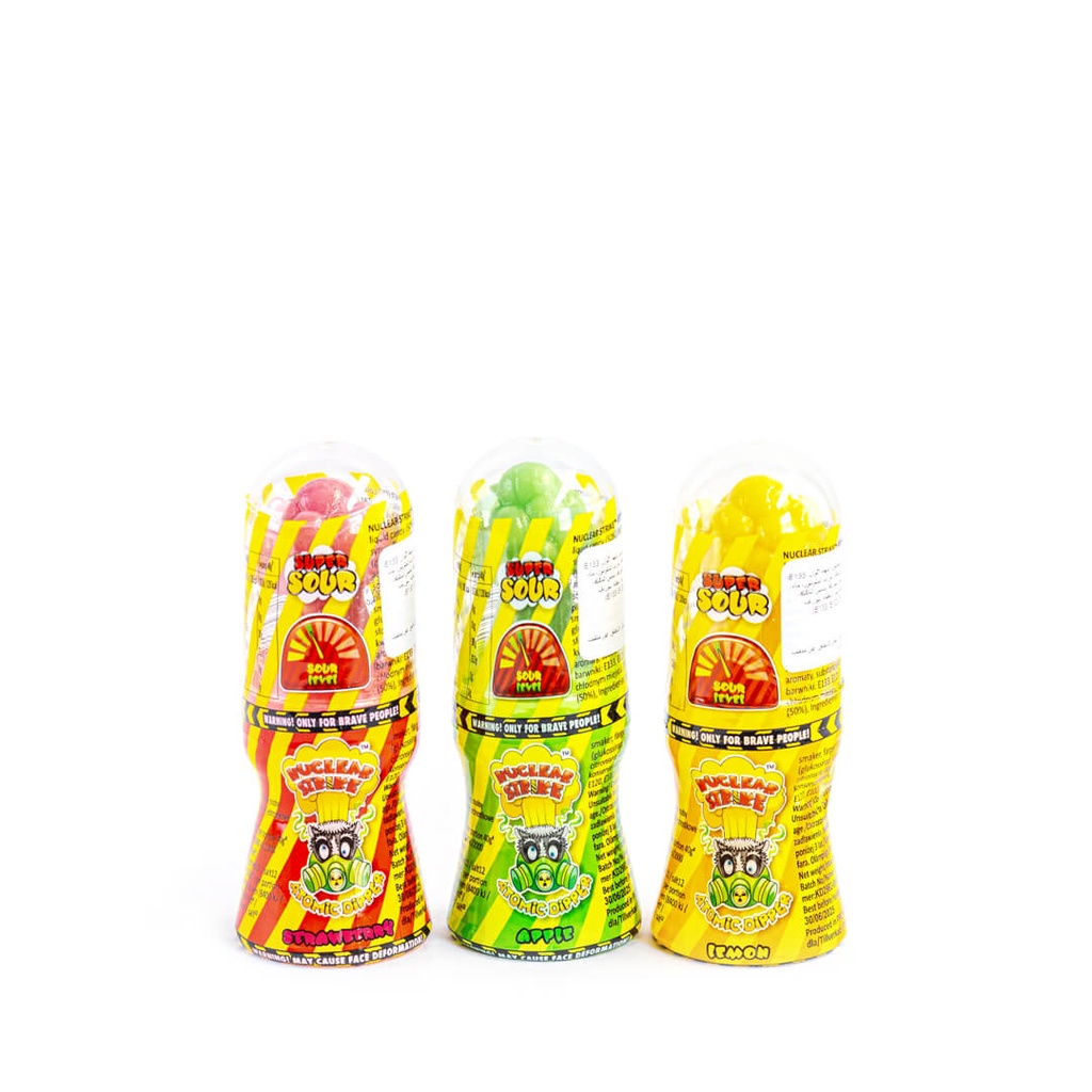 NUCLEAR STRIKE ATOMIC DIPPER- LIZAK Z KWAŚNYM ŻELEM 40G 12szt/12disp